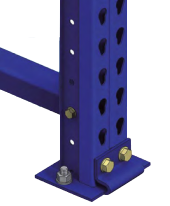 Bolted frame for indoor growing racks